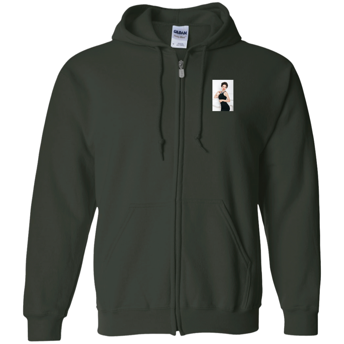 G186 Zip Up Hooded Sweatshirt